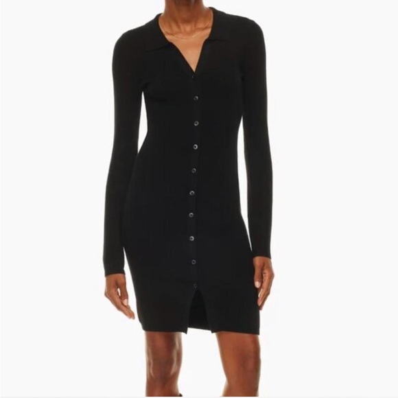 Wilfred Dresses & Skirts - Aritzia Wilfed Cove Long Sleeve Mini Dress Black XXS